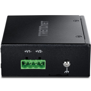 TRENDnet TI-G50 5-Port Ethernet Switch, 5 Gigabit ethernet ports, 10 Gbps switching capacity, DIN-rail/wall mount